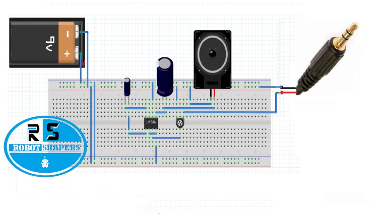 LM386 Audio Amplifier - basic electronics projects