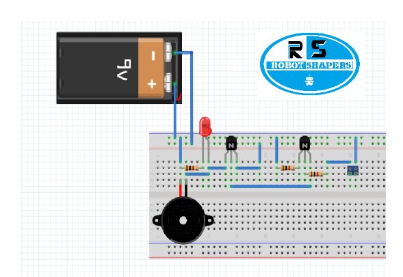 Rain alarm circuit - Electronics mini projects
