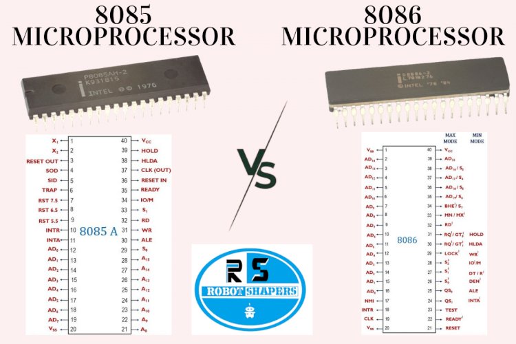 Difference Between 8085 Microprocessor and 8086 Microprocessor