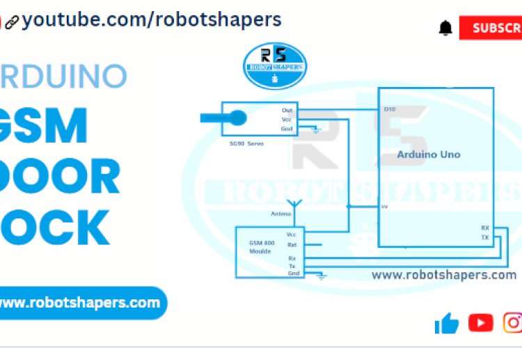 Arduino GSM Door Lock - Robotshapers - Best DIY, Science & Engineering ...