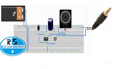 LM386 Audio Amplifier - basic electronics projects