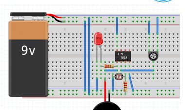 LDR - Light dependent resistor circuit or light detector circuit using ...